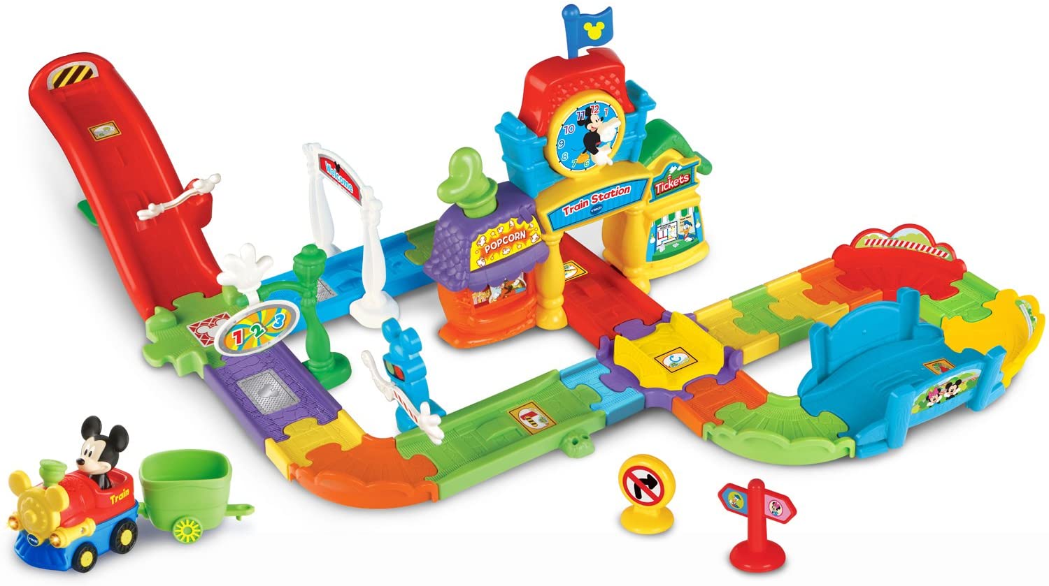 

Трек железнодорожная станция Микки Мауса VTech Go! Go! Smart Wheels Mickey Mouse Choo-Choo Express