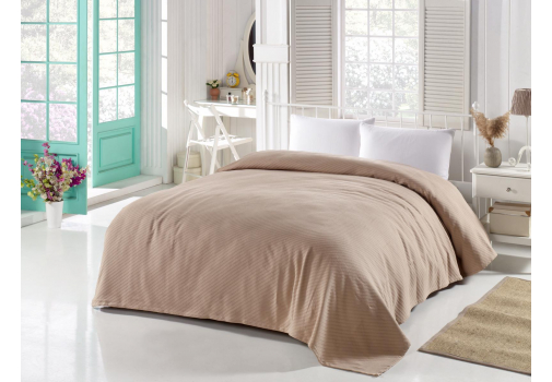 

Покрывало Diva Jakar Dark Bej 200x240 Бежевый