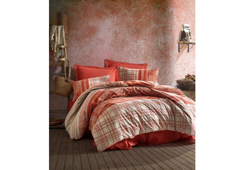 

Постельное бельё Cotton Box Toprak Dust 200x220 Красный