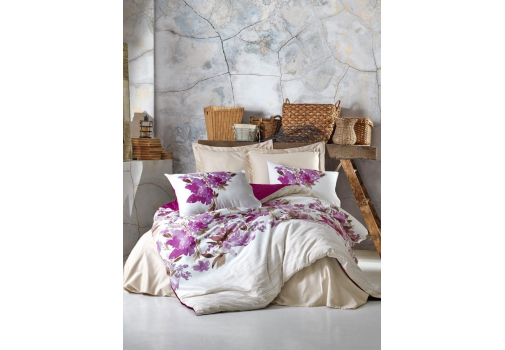 

Постельное бельё Cotton Box сатин Rossy Murdum 200x220 Разноцветный
