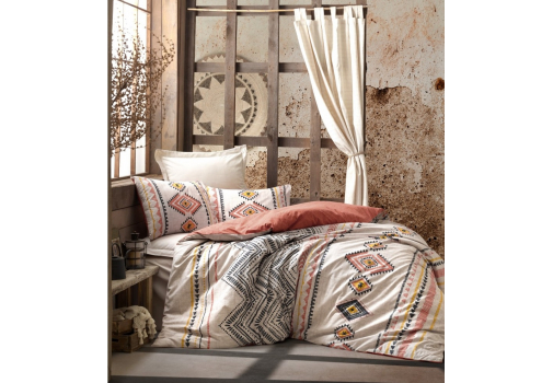

Постельное бельё Cotton Box Ethnic Felix 200x220 Разноцветный