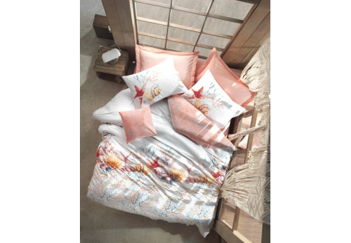 

Комплект постельного белья Cotton box Lara Pembe 200x220 Разноцветный