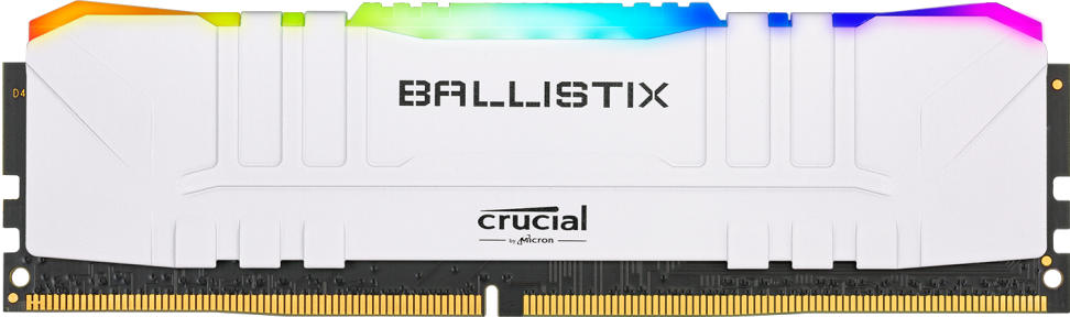 

Оперативная память Crucial DDR4-3000 16384MB PC4-24000 Ballistix RGB White (BL16G30C15U4WL)