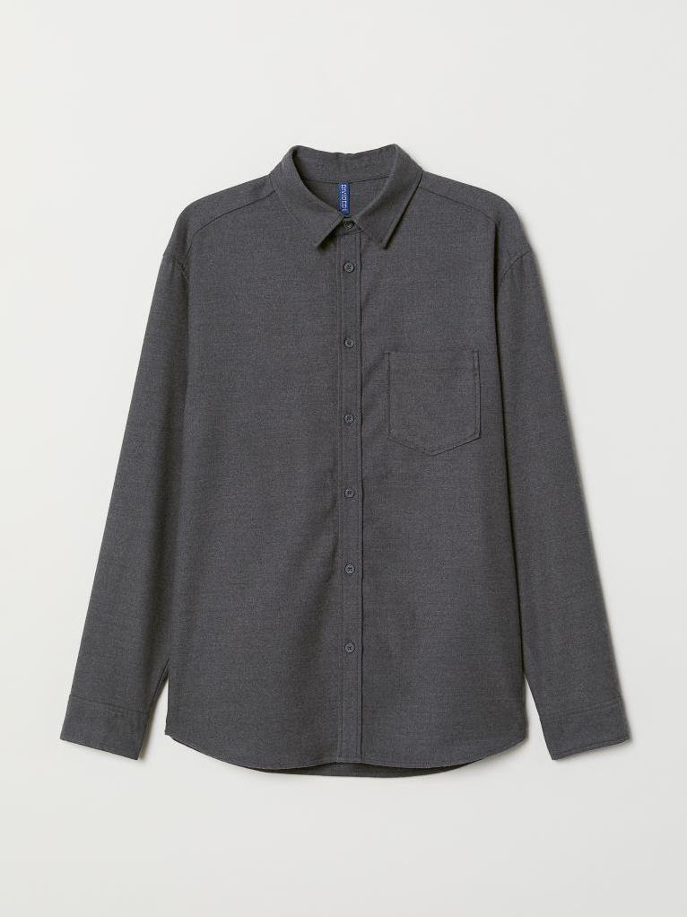 

Рубашка H&M 0649209 L Серый