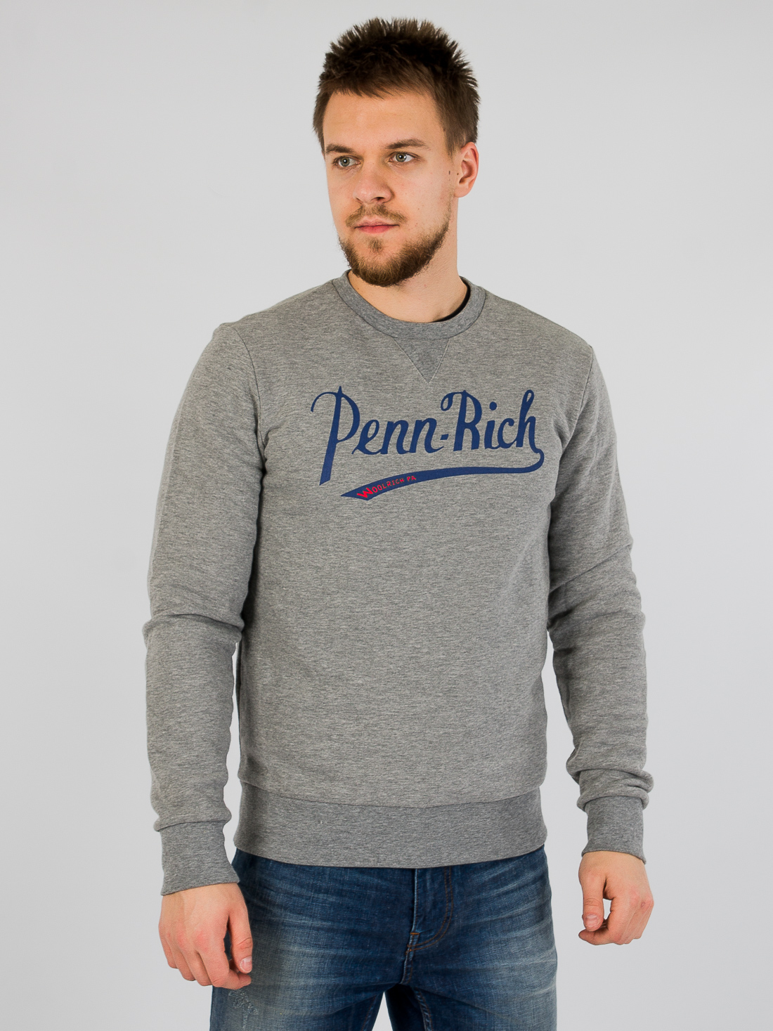 

Свитшот Woolrich N03101-43  Серый, Свитшот Woolrich N03101-43 M Серый