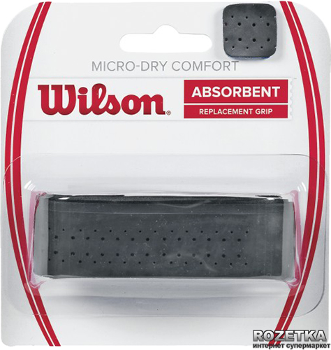 

Намотка Wilson Micro-dry Comfort SS14 Black (WRZ4211BK)