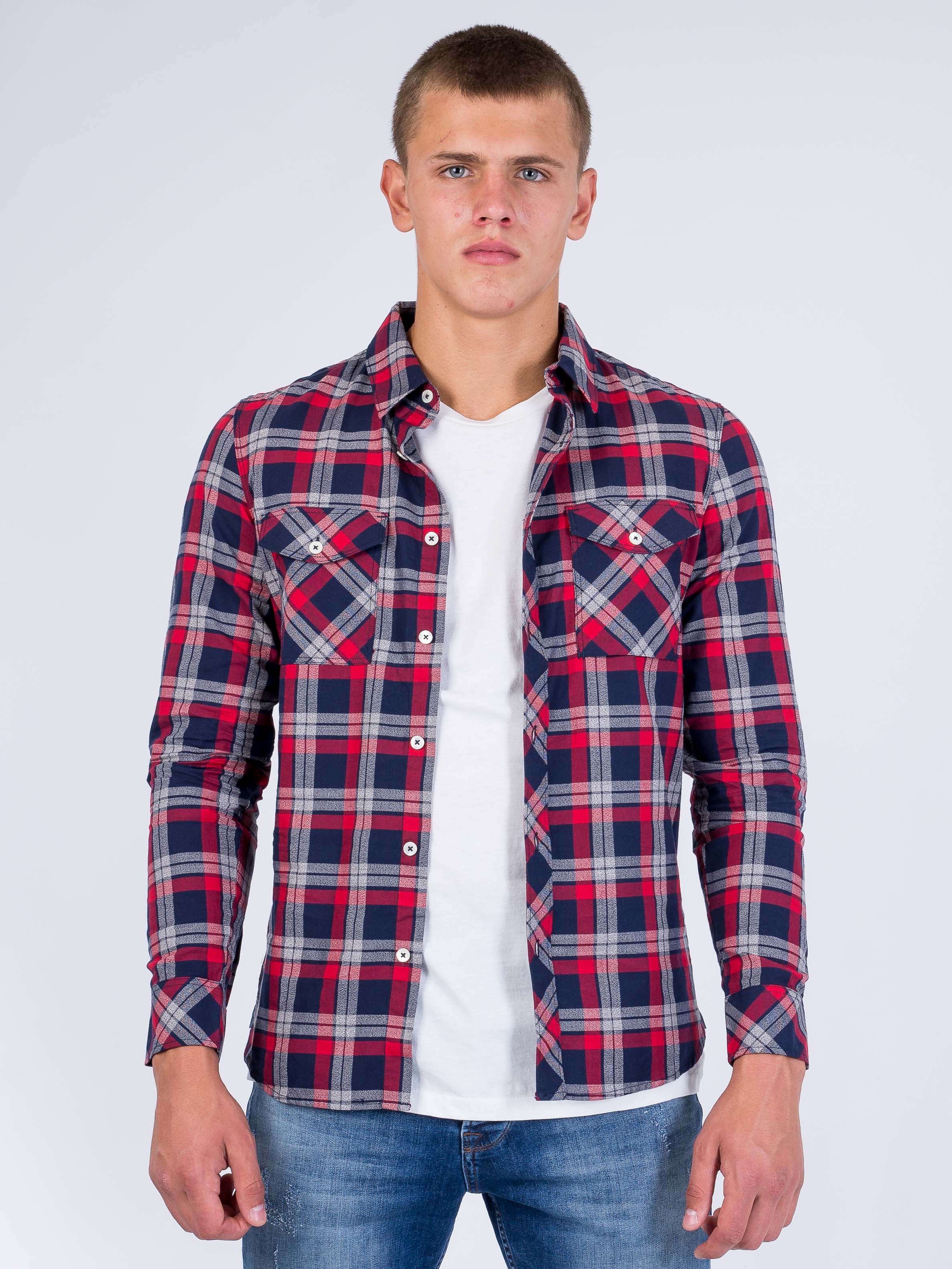 

Рубашка в клетку Jack & Jones 216305525  Мультиколор, Рубашка в клетку Jack & Jones 216305525 S Мультиколор