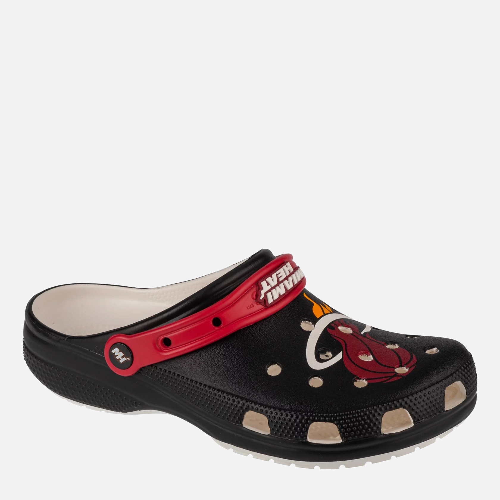 Акція на Жіночі крокси Crocs NBA Miami Heat Classic Clog 208861-001 37-38 (M5/W7) 23 см Black від Rozetka