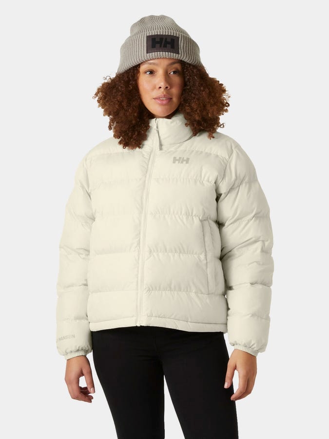 Акція на Куртка зимова коротка жіноча Helly Hansen W Yu 23 Reversible Puffer 54061-034 S Кремова від Rozetka