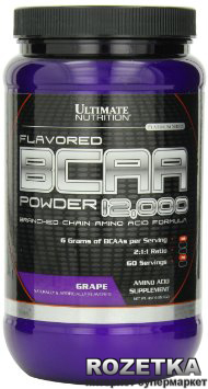 

Аминокислота Ultimate Nutrition BCAA 457 г Grape (099071004437)