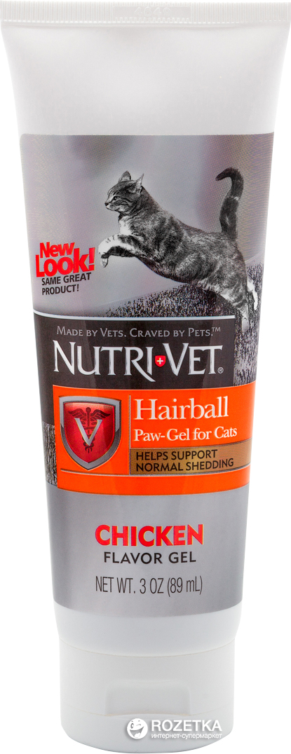

Добавка Nutri-Vet для выведения шерсти у котов 89 мл