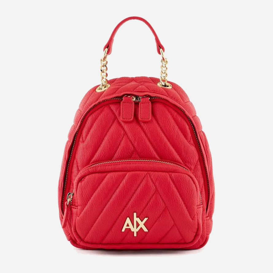 Акція на Рюкзак жіночий тканинний Armani Exchange 445731446 Червоний від Rozetka