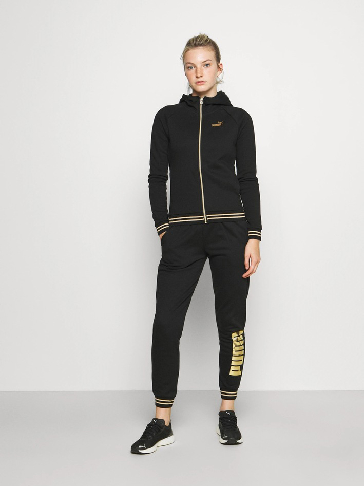 Акція на Спортивний костюм жіночий Puma Tracksuits 84760601 M Чорний від Rozetka