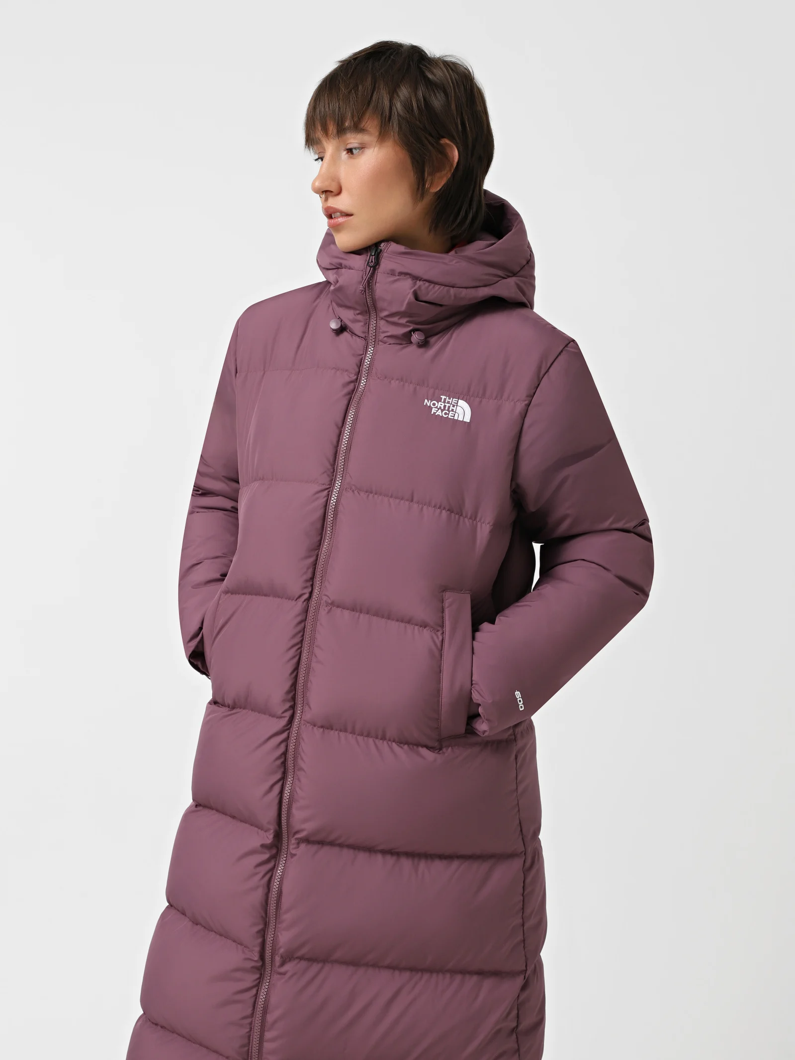 Акція на Куртка зимова довга жіноча The North Face NF0A84J41NI1 M Фіолетова від Rozetka