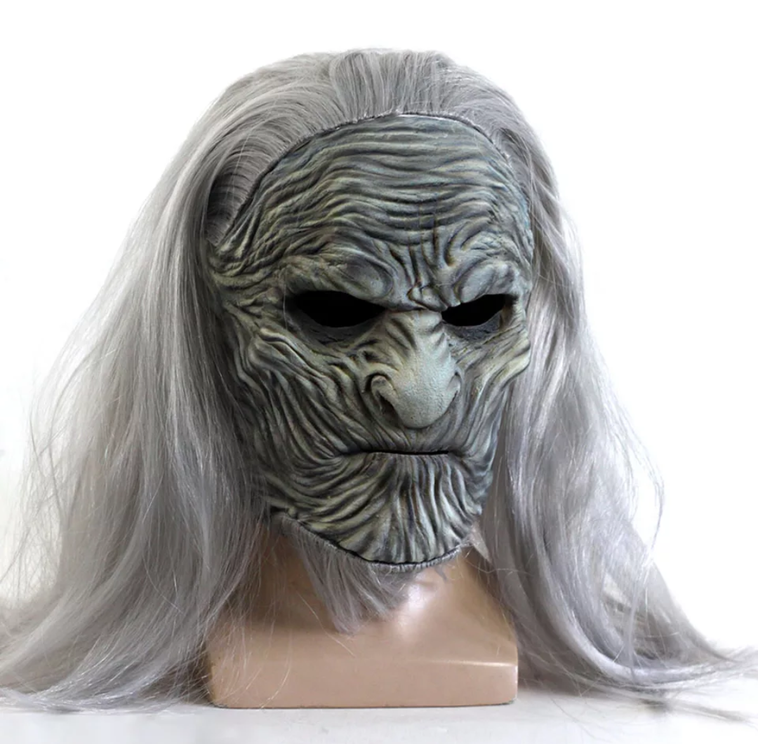 

Маска Белого Ходока Игра Престолов, размер универсальный, светло-серая - White Walker Game of Thrones, GeekLand