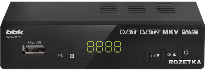 ТВ-ресивер DVB-T/T2 BBK SMP240HDT2 – фото, отзывы, характеристики в ...