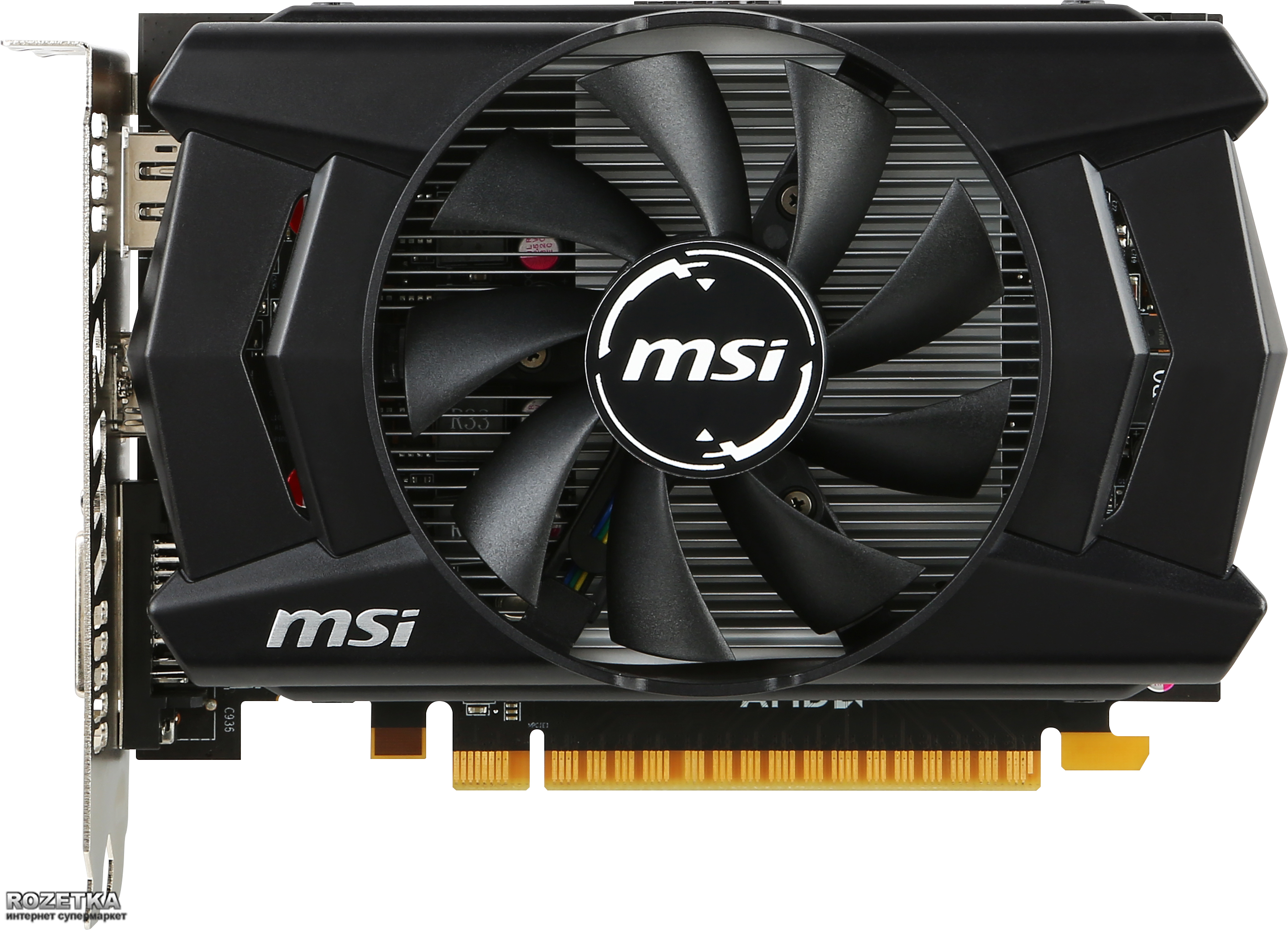 Видеокарта MSI PCI-Ex Radeon R7 360 2048MB GDDR5 (128bit) (1100/6000) (DVI,  HDMI, DisplayPort) (R7 360 2GD5 OCV1) – фото, отзывы, характеристики в  интернет-магазине ROZETKA | Купить в Украине: Киеве, Харькове, Днепре,  Одессе, Запорожье, Львове