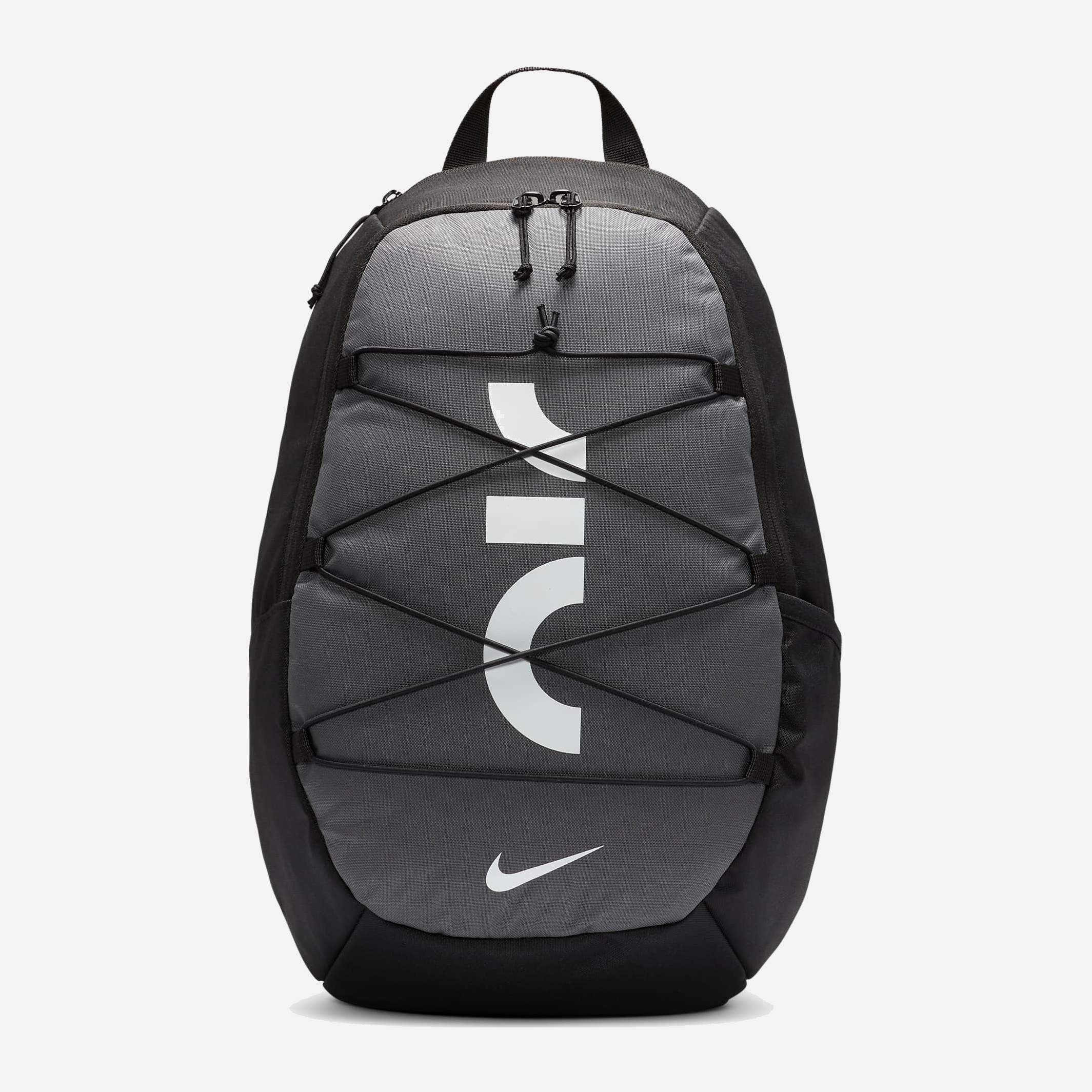 Акція на Рюкзак спортивний тканинний 21 л Nike Club Cap U Cb Fut Wsh L DV6246-010 Чорний/Сірий/Білий від Rozetka