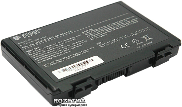 Акція на Аккумулятор PowerPlant A32-F82, ASK400LH для ASUS F82 (11.1V/4400mAh/6Cells) (NB00000283) від Rozetka UA
