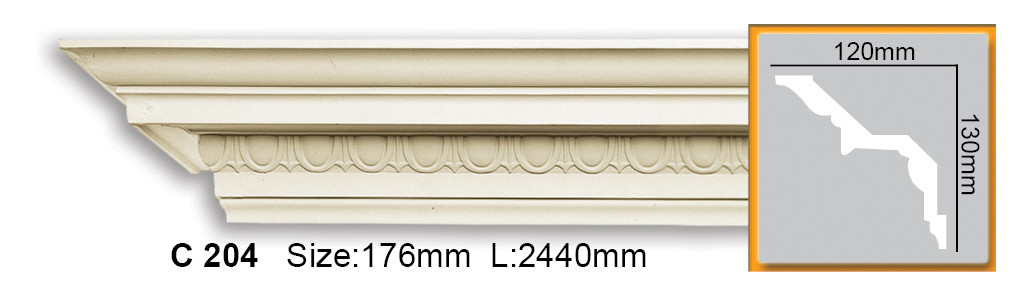 

Карниз с орнаментом Gaudi Decor C 204
