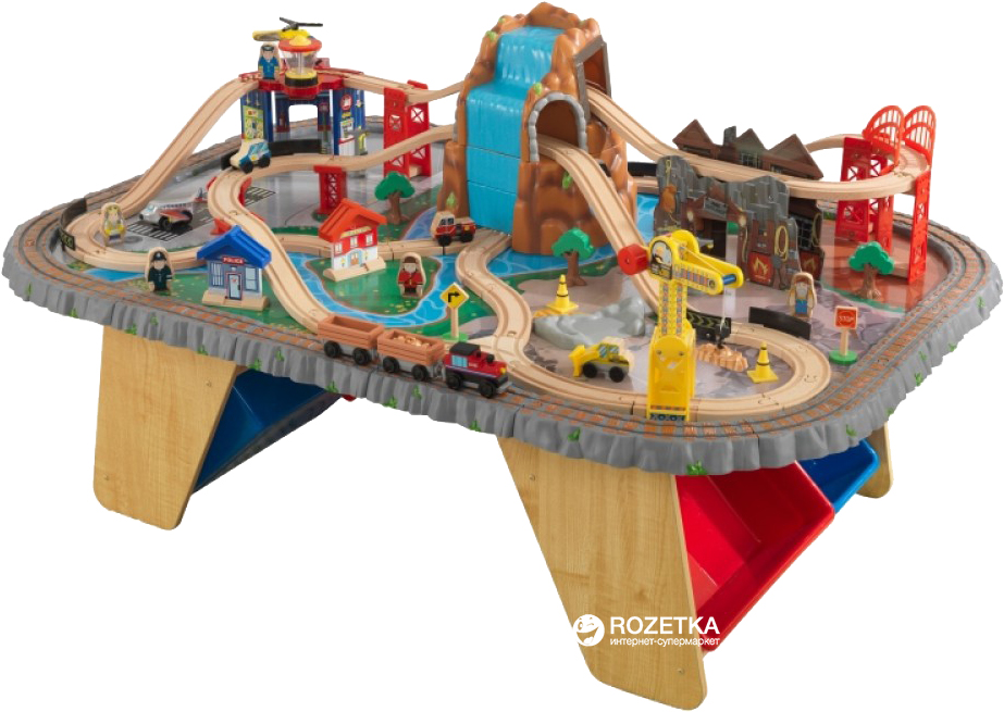 

Железная дорога KidKraft Waterfall Junction Train Set and Table (17498)