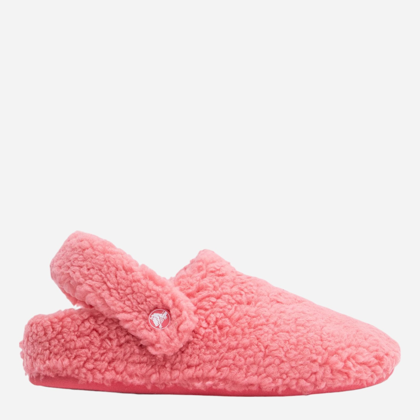 Акція на Жіночі домашні капці утеплені із закритим носком Crocs Classic Cozzzy Slipper 209386-6XF 37-38 (M5/W7) 23 см Рожеві від Rozetka