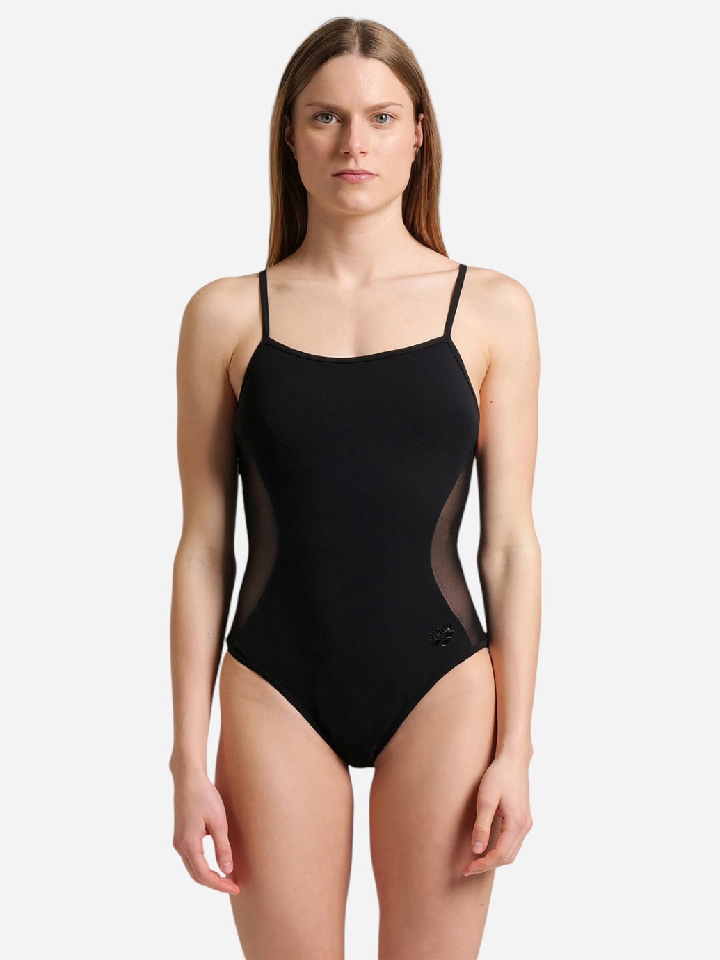 Акція на Купальник суцільний жіночий Arena Mesh Panels Swimsuit Closed Ba 006661-500 40 Чорний від Rozetka