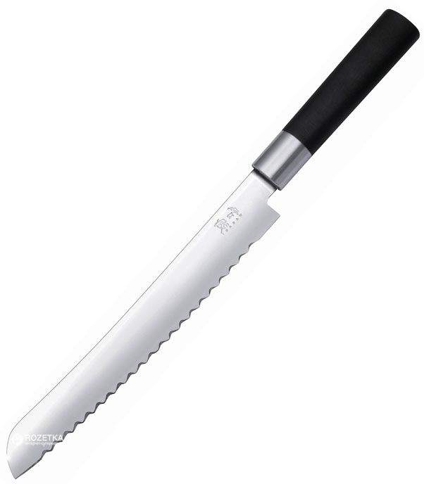 

Профессиональный нож Kai Wasabi Black для хлеба 230 мм Black