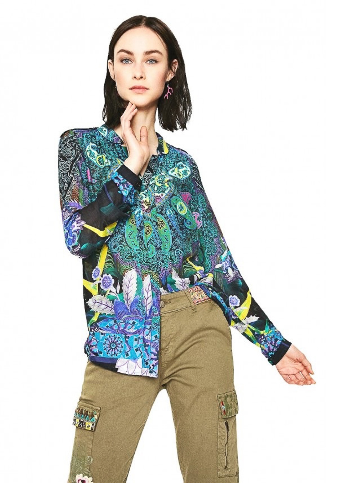 

Lola Рубашка Desigual 73C2WF2, Lola Рубашка Desigual 73C2WF2 XS