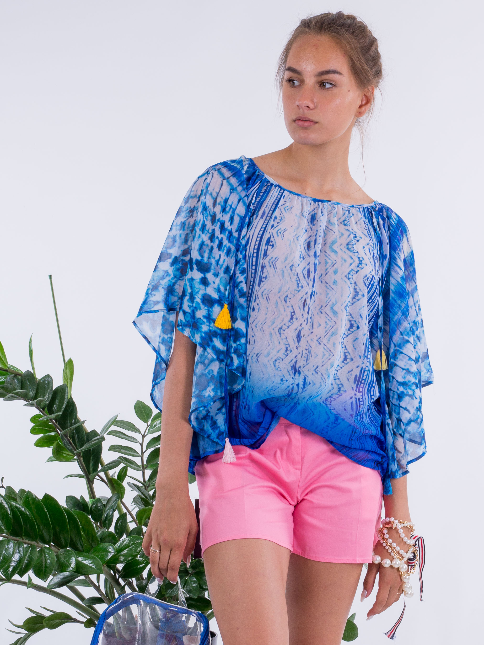 

Блуза Desigual 73B2WM0  Синий, Блуза Desigual 73B2WM0 S Синий