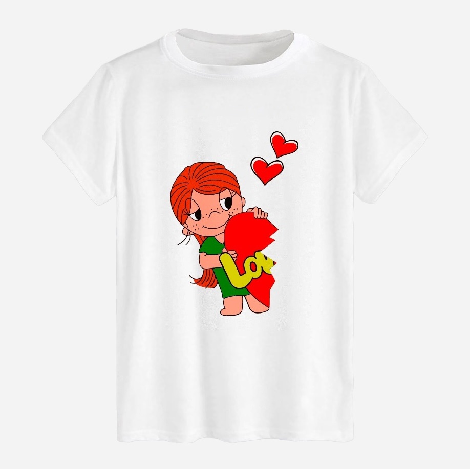 Акція на Футболка бавовняна довга чоловіча Likey Love is girl M150-0231 XS Біла від Rozetka