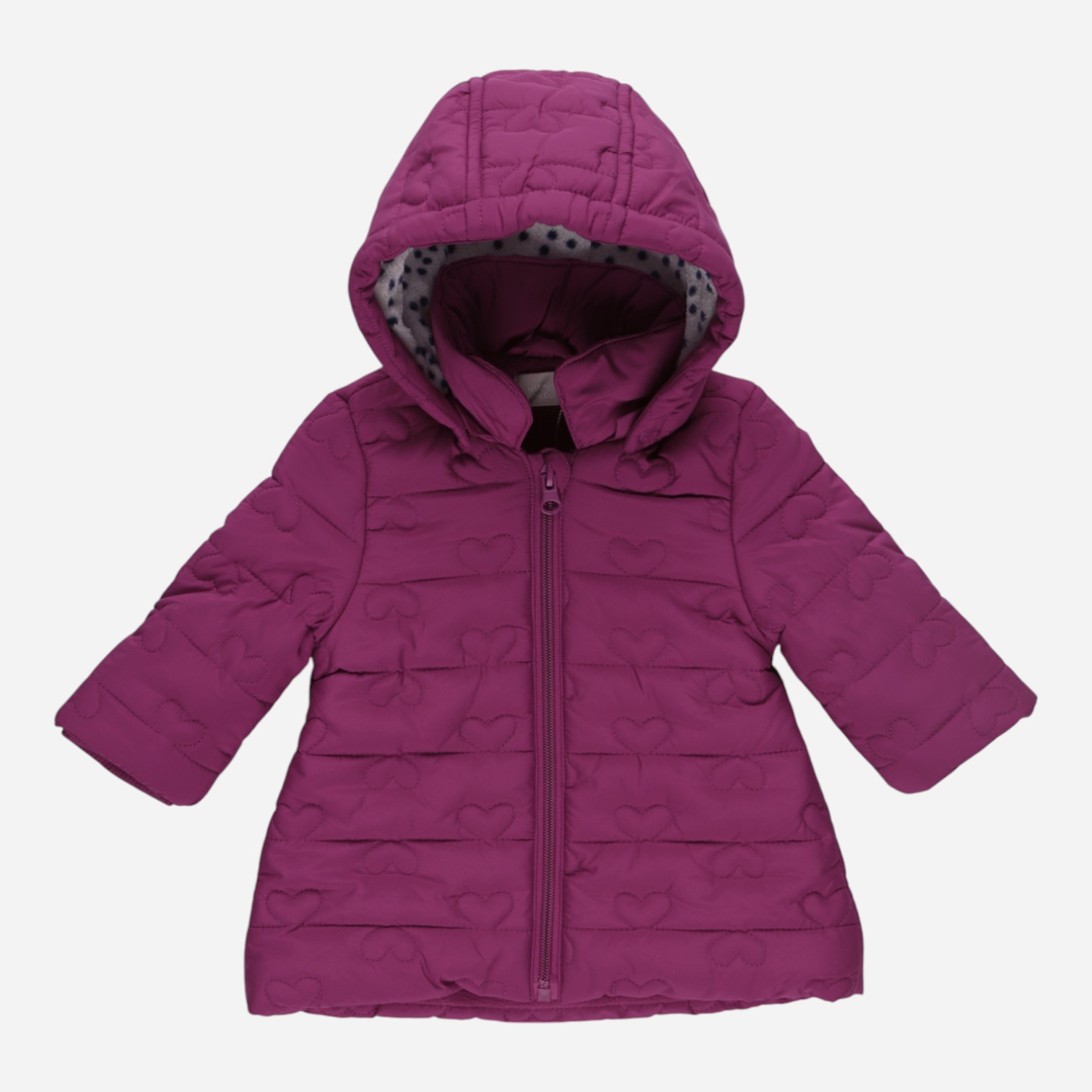 Акція на Дитяча демісезонна куртка довга для дівчинки Chicco GD-00092796 68 см Бордова від Rozetka
