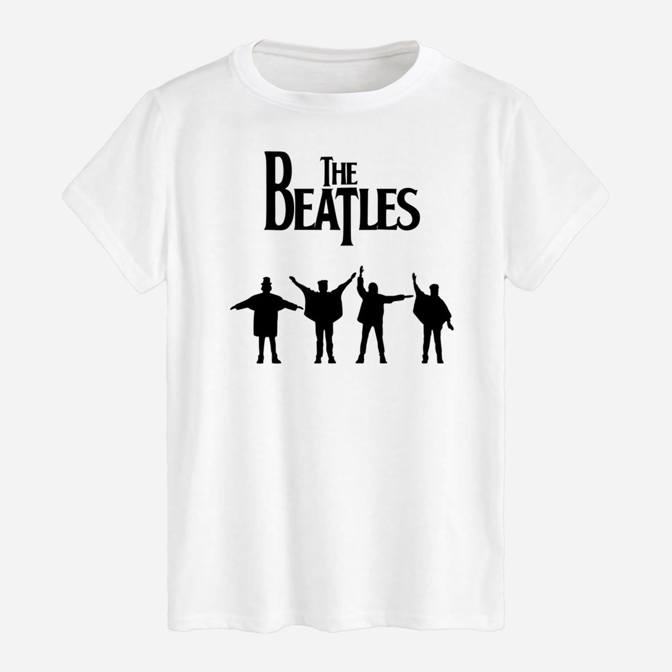 Акція на Футболка бавовняна довга чоловіча Likey The Beatles M150-0425 M Біла від Rozetka