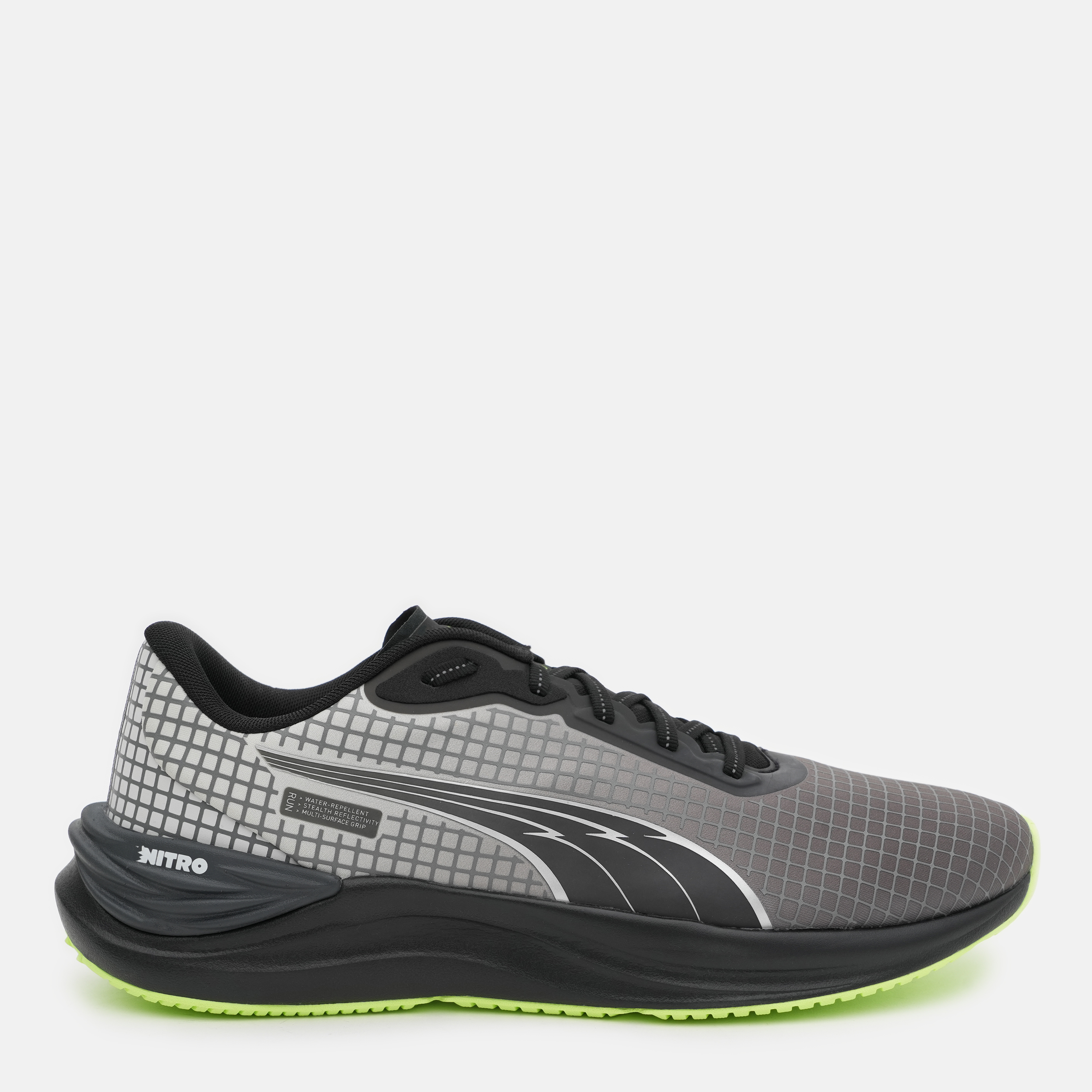 Акція на Чоловічі кросівки для бігу Puma Electrify Nitro 3 Tr 31011001 40.5 (7UK) 26 см Сірий/Чорний від Rozetka