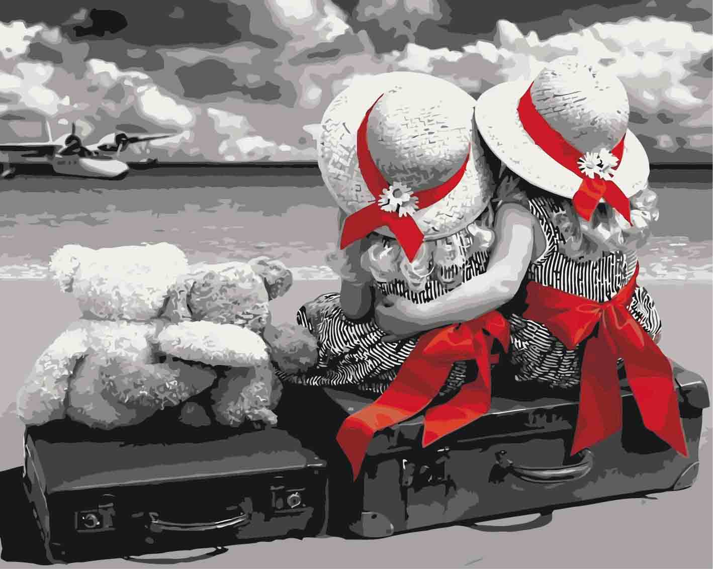 

Картина по номерам Идейка Подружки навсегда 40*50 см (без коробки) арт.KHO2304