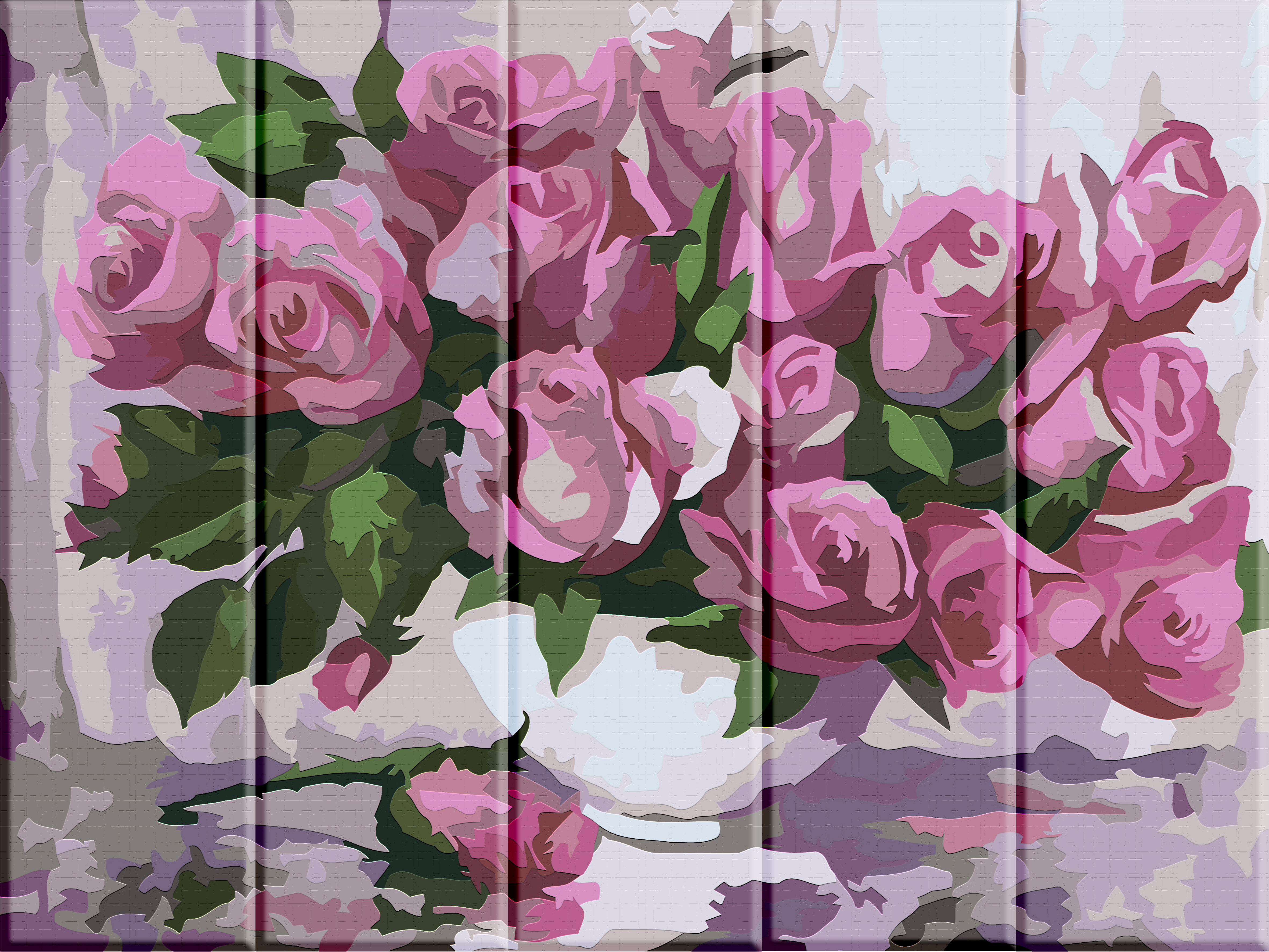 

Картина по номерам ArtStory Розы 40*30 см на дереве (в коробке) арт.ASW001