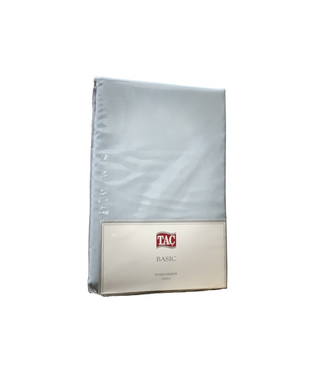 

Пододеяльник Tac Basic полуторный 160*220 см голубой арт.TAC60232314