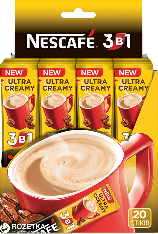 Купить Напиток кофейный быстрорастворимый микс NESCAFE 3 в 1 Ultra ...
