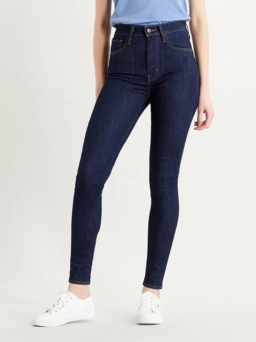 Акція на Джинси Skinny жіночі Levi's 721 Mile High Super Skinny 22791-0063 W25L32 Сині від Rozetka