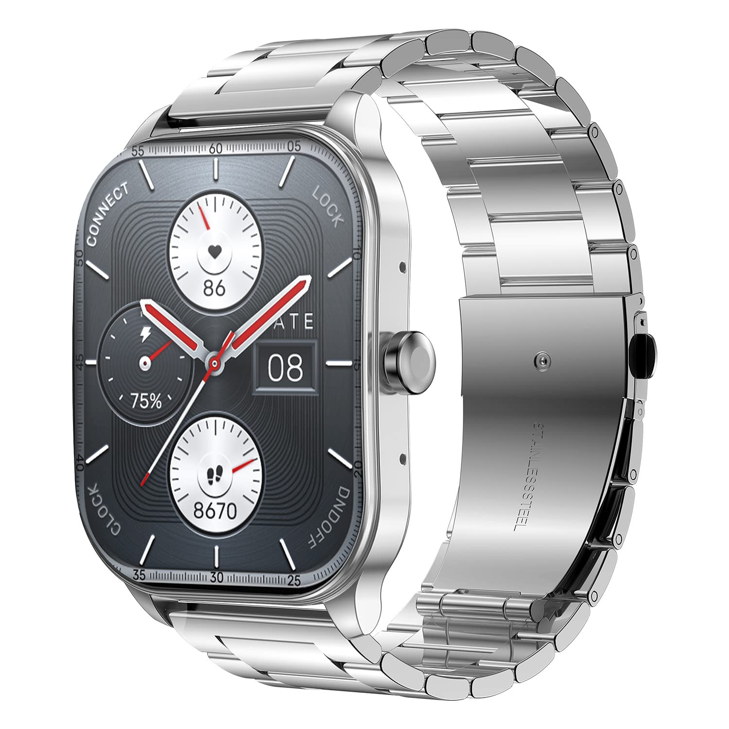 Смарт-годинник Amazfit Pop 3S Metal Silver (1051349) – фото