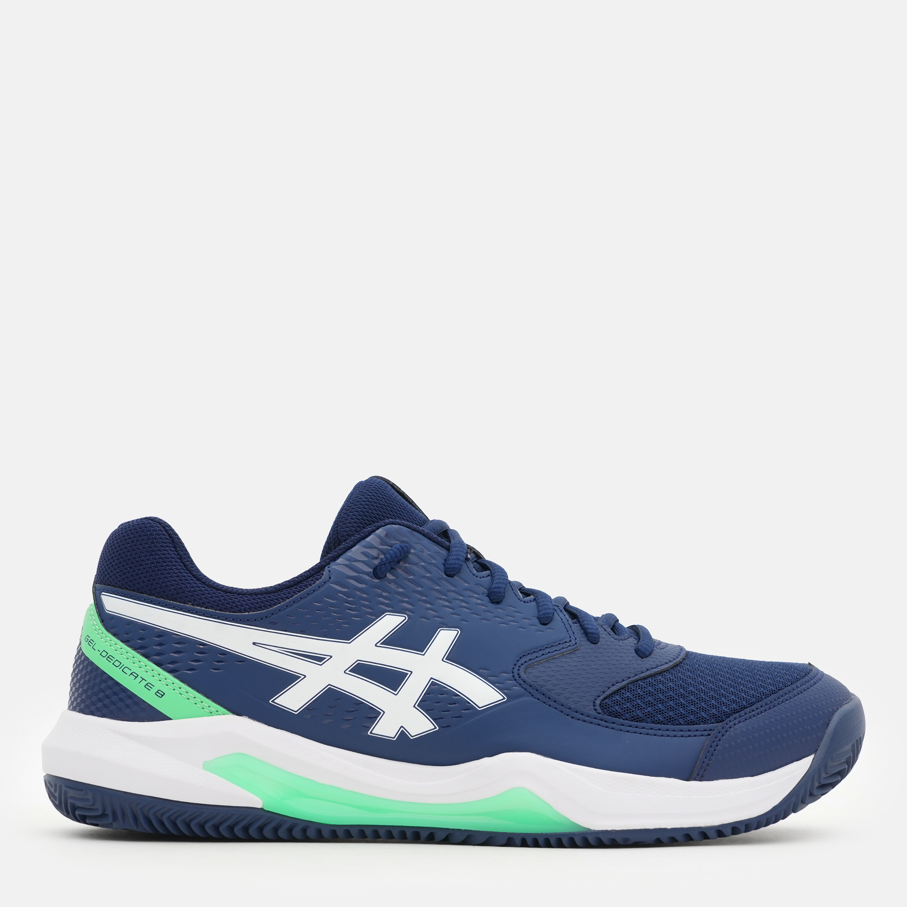 Акція на Чоловічі кросівки для тенісу ASICS Gel-Dedicate 8 Clay 1041A448-401 44.5 (10.5US) 28.2 см Сині від Rozetka