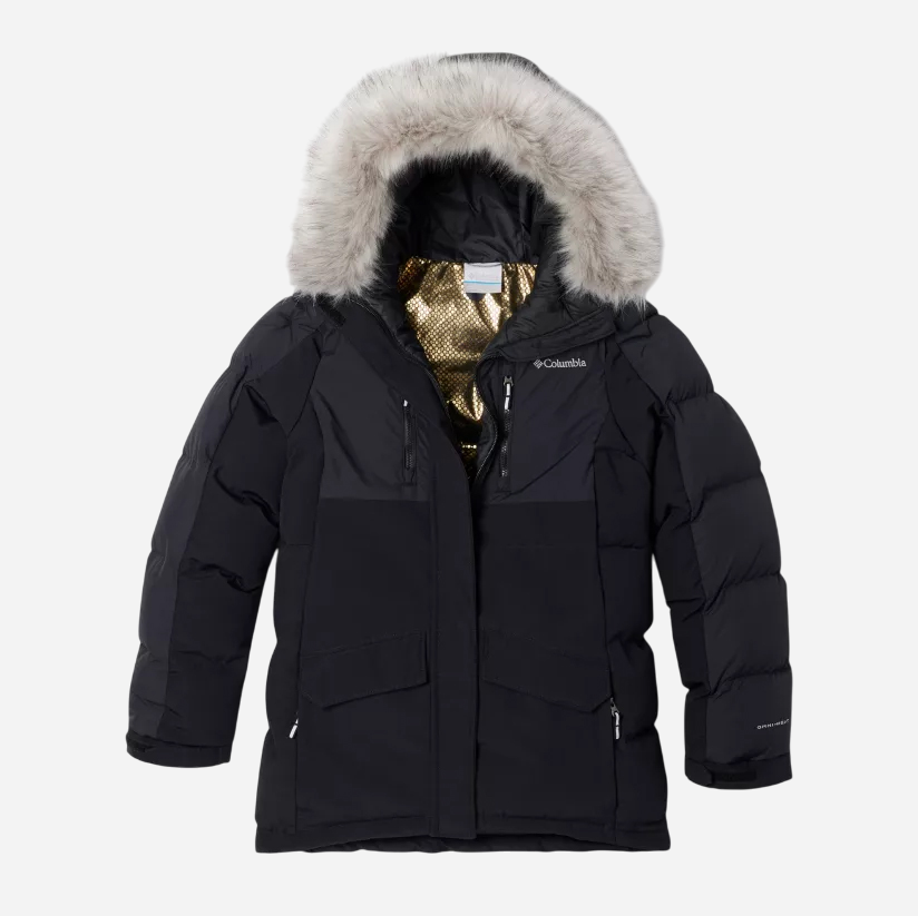 Акція на Дитяча демісезонна довга куртка для хлопчика Columbia Marquam Peak Fusion III Parka 2090211-010 128-134 см Чорна від Rozetka