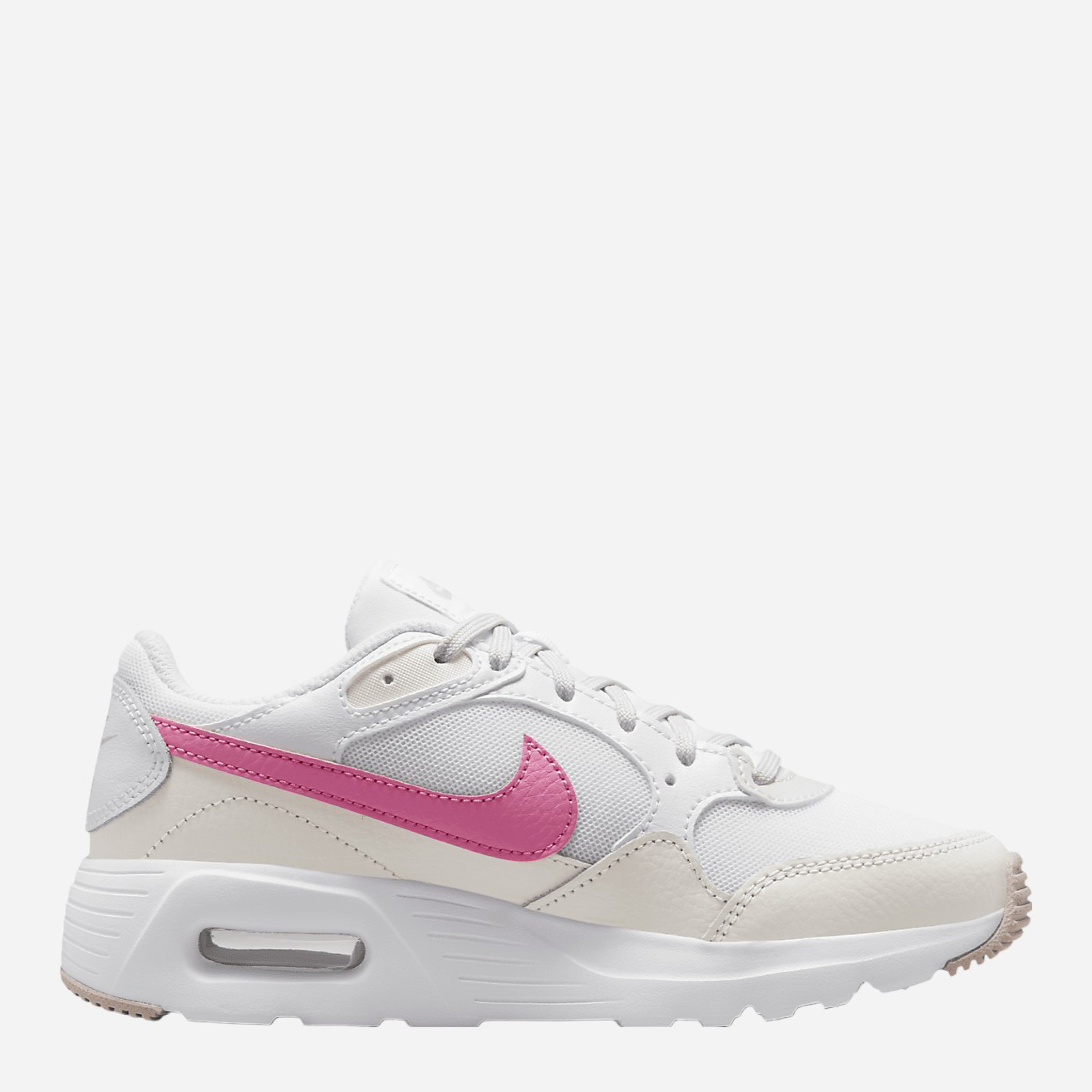 Акція на Підліткові кросівки для дівчинки Nike Air Max Sc (Gs) CZ5358-120 36 (4Y) Білі від Rozetka