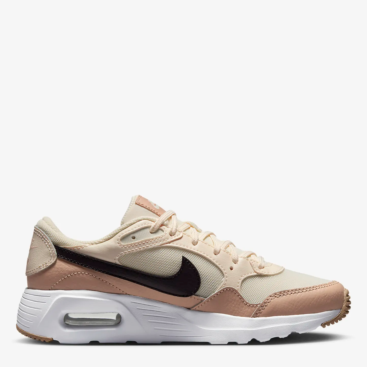 Акція на Підліткові кросівки для хлопчика Nike Air Max Sc (Gs) CZ5358-121 36 (4Y) Бежеві від Rozetka