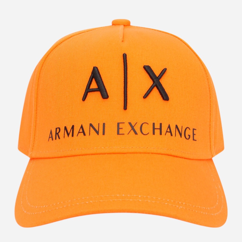 Акція на Кепка чоловіча Armani Exchange 940984549 One Size Помаранчева від Rozetka