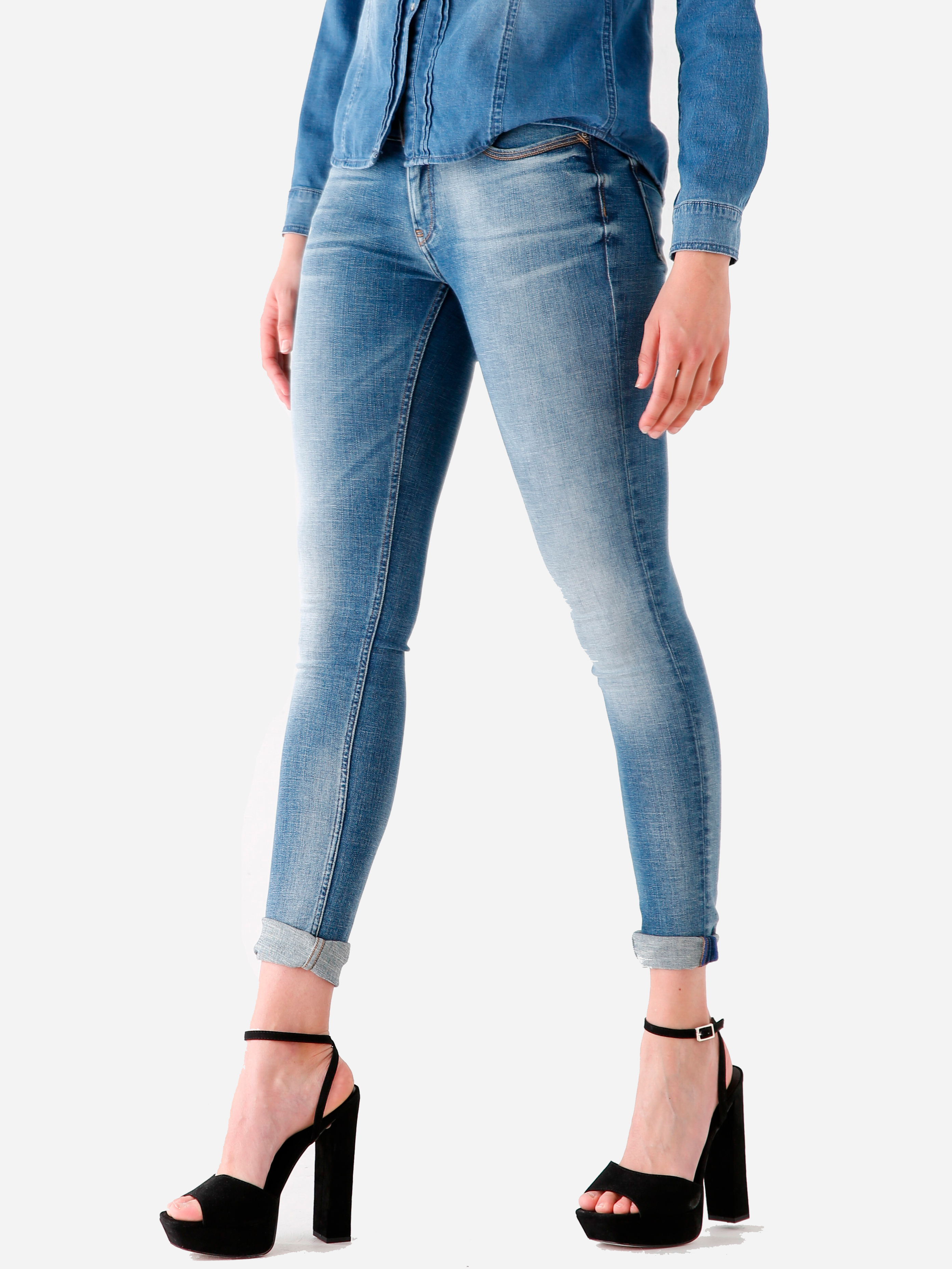 Акція на Джинси Skinny жіночі Garcia Jeans 279-2251 30-32 Сині від Rozetka