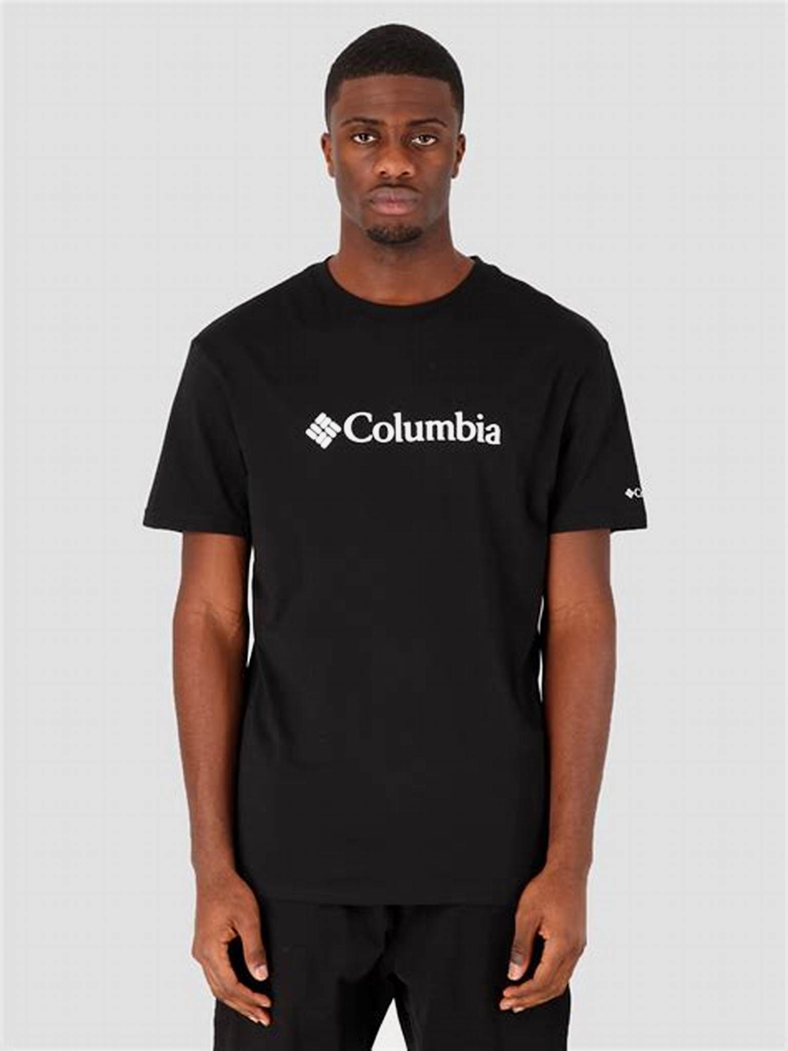 Акція на Футболка бавовняна чоловіча Columbia CSC Basic Logo Short Sleeve 1680053010 M Чорна від Rozetka