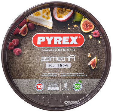 

Форма для выпечки пирогов со съемным дном круглая Pyrex Asimetria 26 см