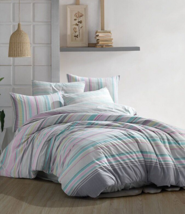 

Комплект постельного белья Zugo Home Евро ранфорс Decora V1 арт.ts-02236