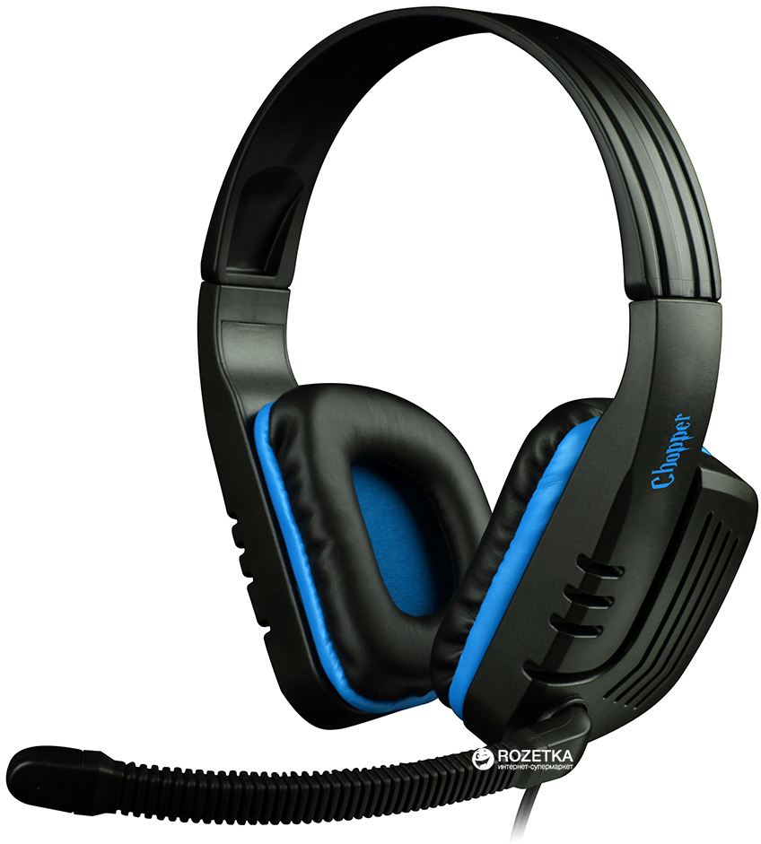 Наушники Sades SA-711 Chopper Gaming Headphone Blue/Black (SA711-B-BL ...